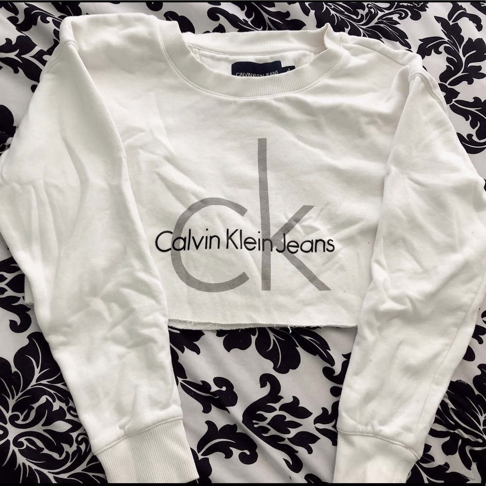Calvin Klein cropped crewneck